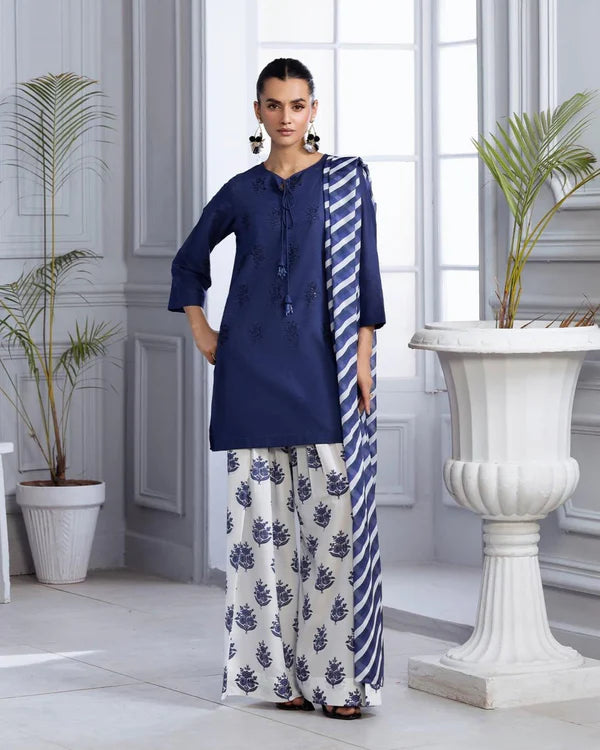 Blue Bloom Lawn 3pc