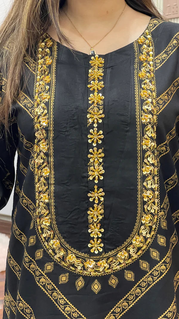 Saadgi Handwork Neck 2pc