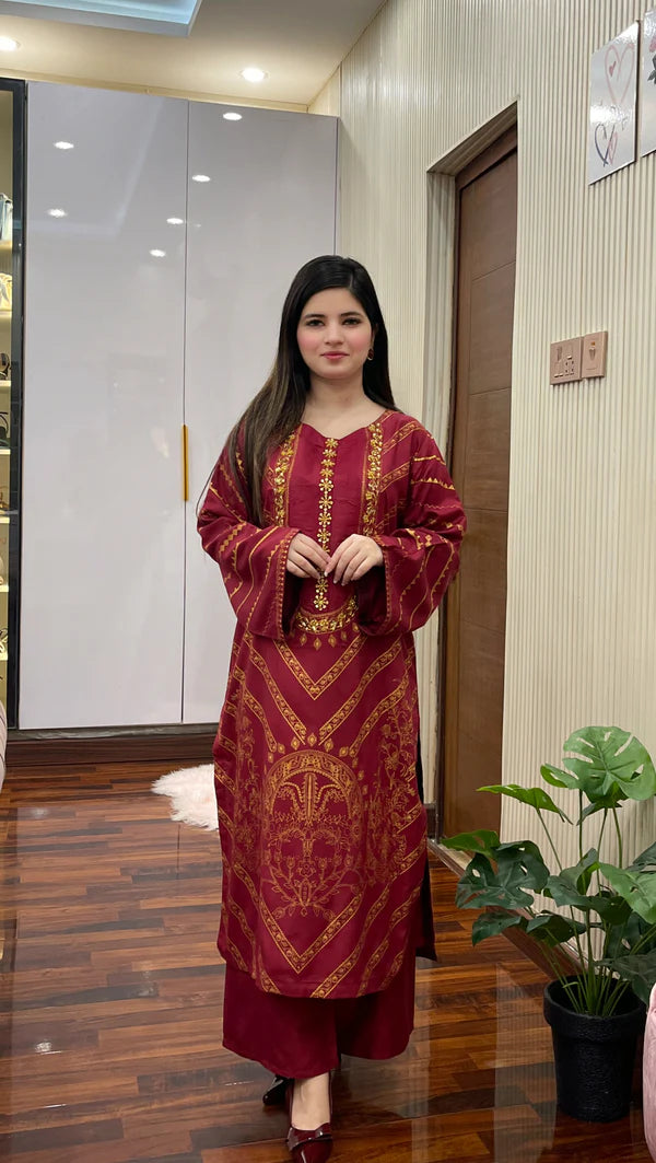 Saadgi Handwork Neck 2pc