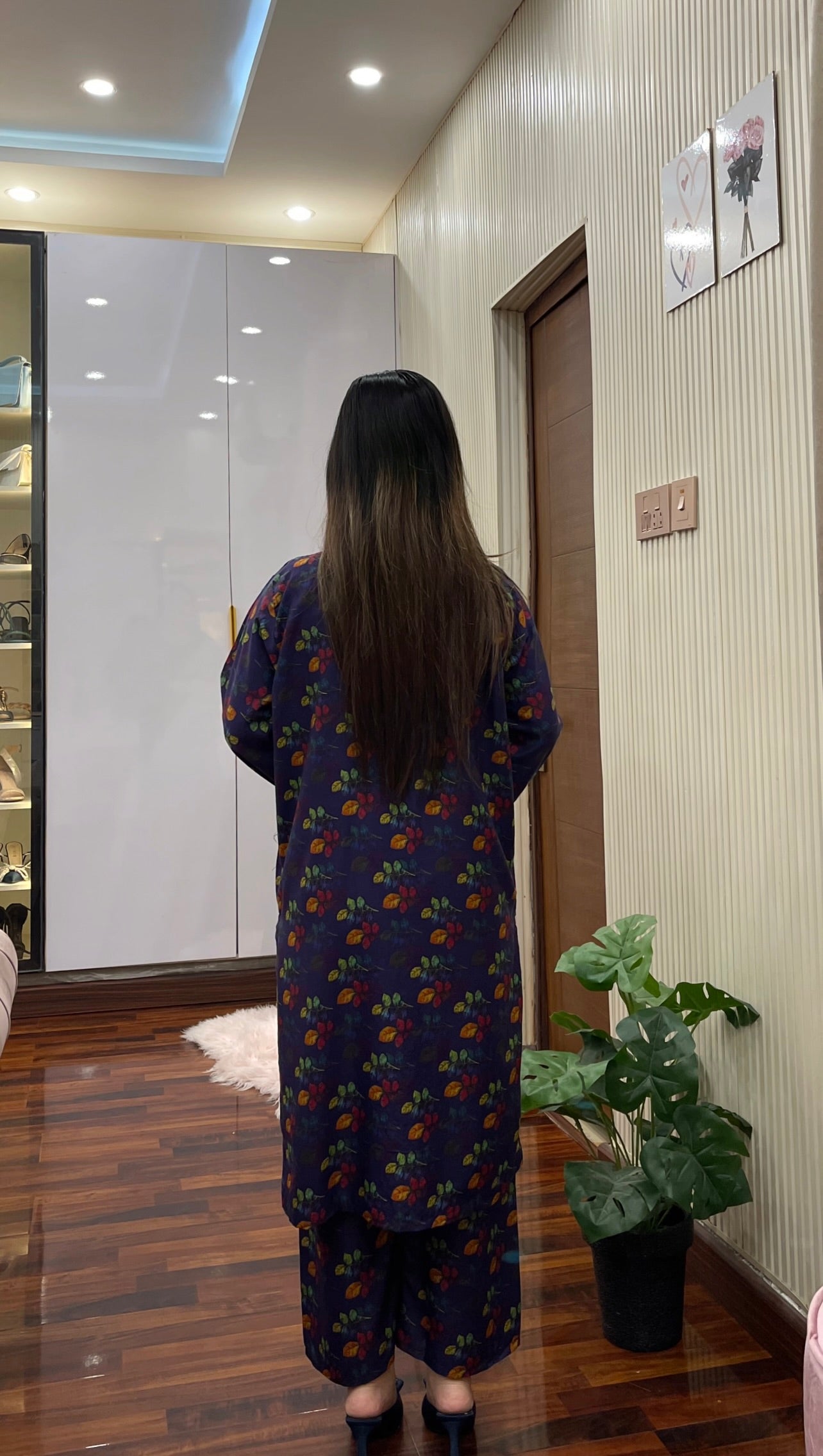 Nureza Embroidered Neck Line 2Pc