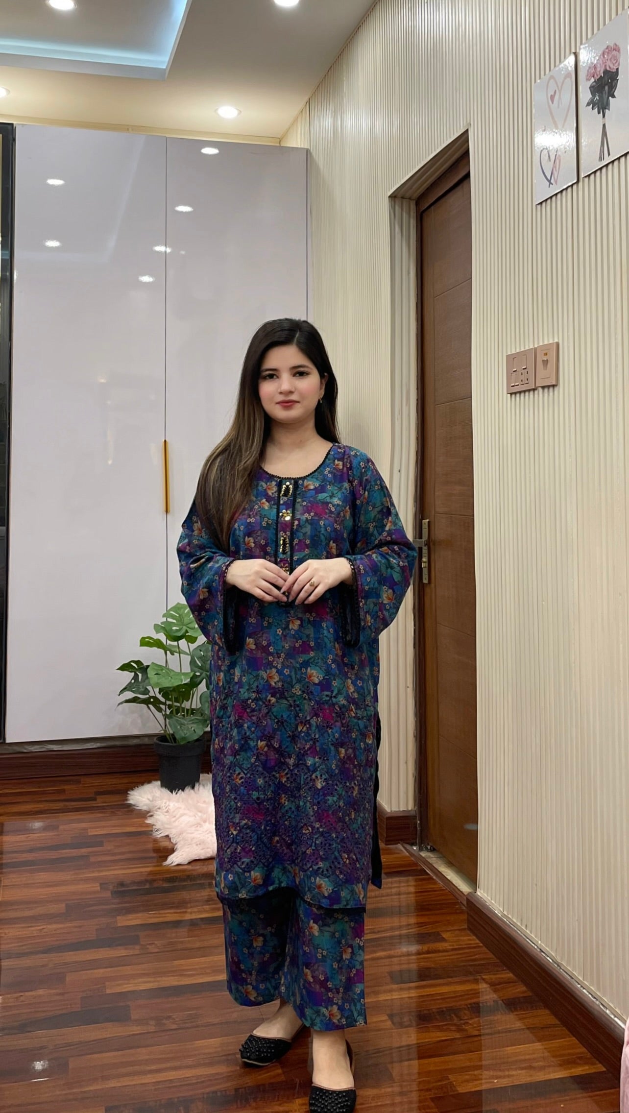 Mehreen Embroidered Neck Line 2Pc