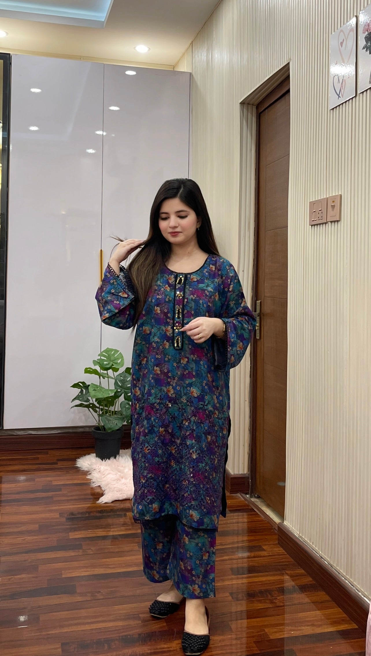 Mehreen Embroidered Neck Line 2Pc