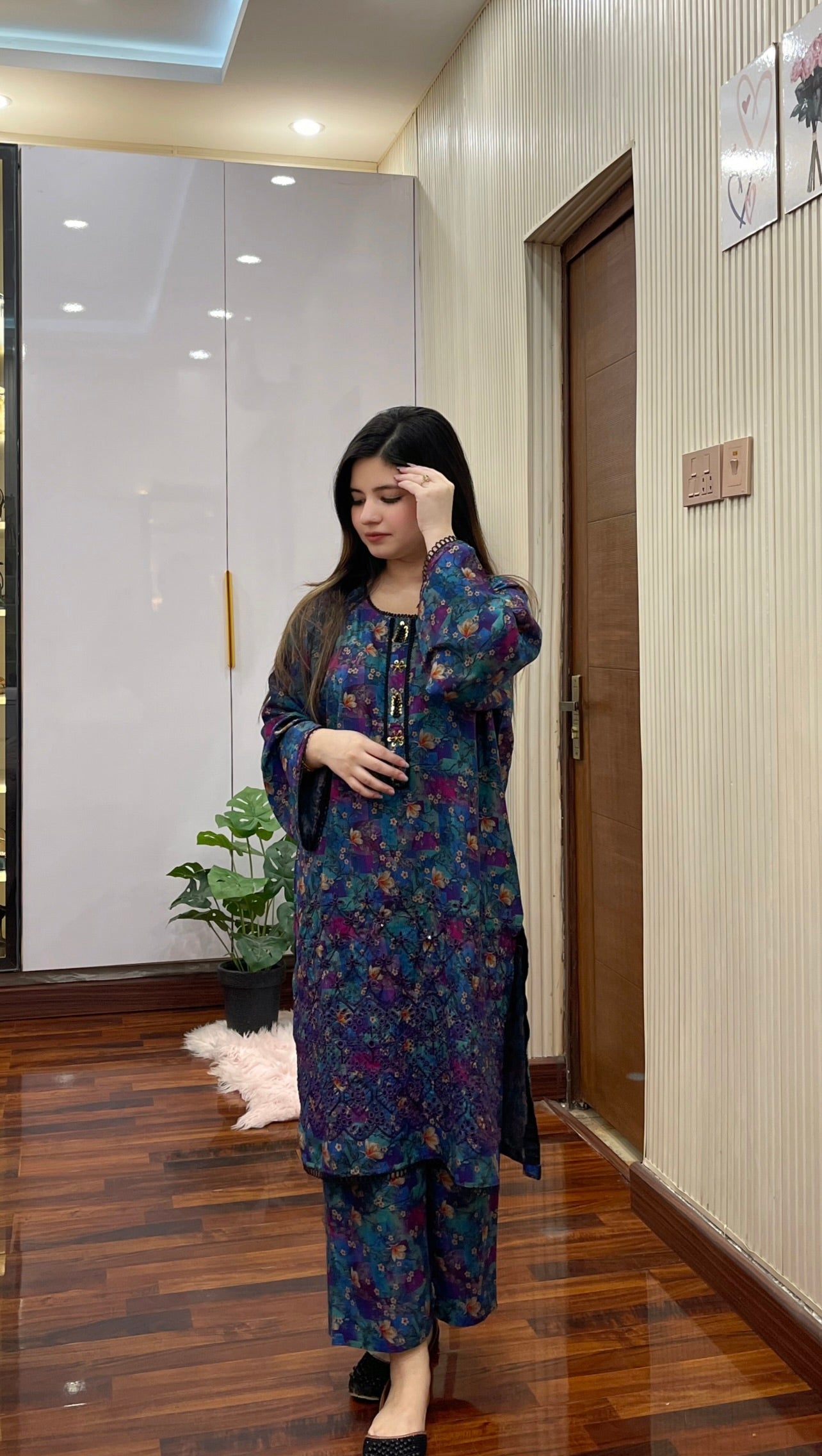 Mehreen Embroidered Neck Line 2Pc